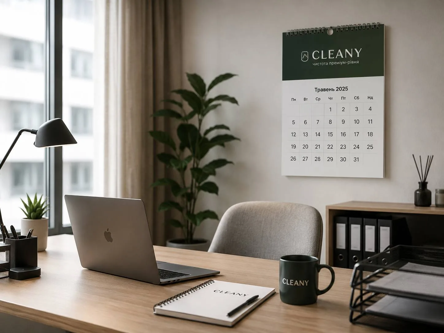 Tidy open-plan office