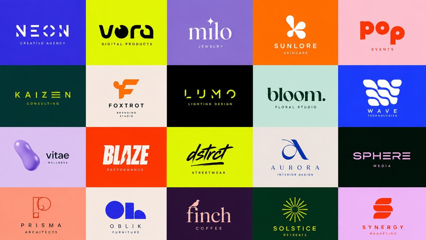 Logo collection — bold style