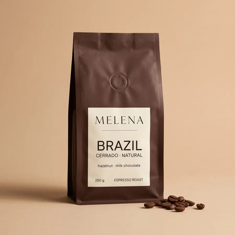 Chocolate MELENA Brazil bag